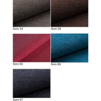 CARMEN καναπές οικιακού χώρου 140+140+120+50x85 ταπετσαρία ΕΠΙΛΟΓΗΣ